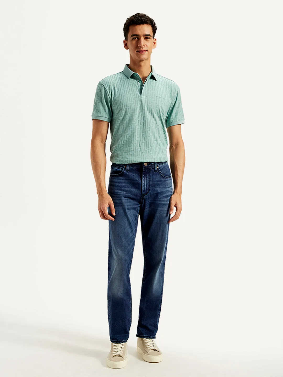 Men's 511 Blue Slim Fit Mid Rise Jeans