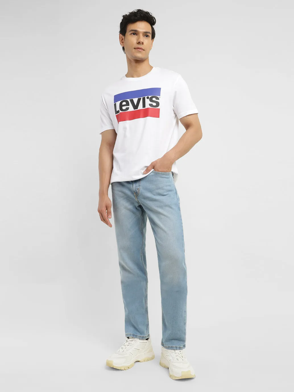 Men's 511 Blue Slim Fit Mid Rise Jeans