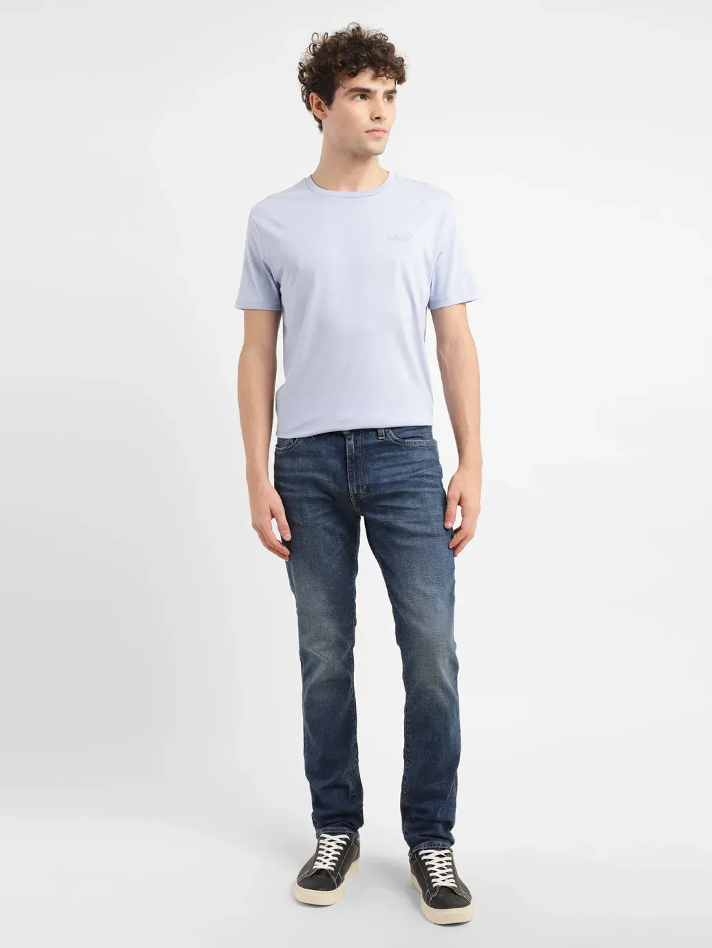 Men's 511 Blue Slim Fit Mid Rise Jeans
