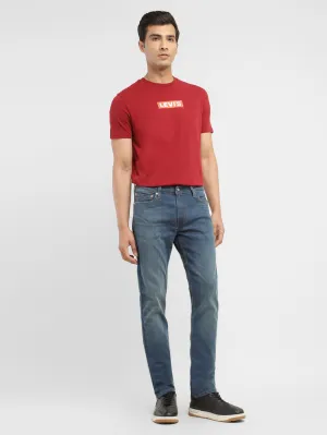 Men's 511 Blue Slim Fit Mid Rise Jeans