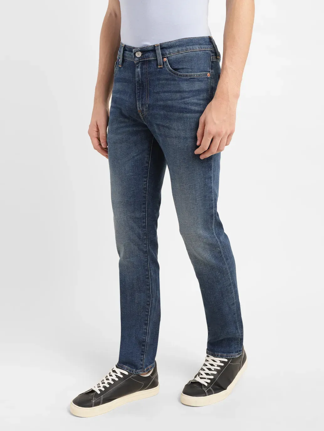 Men's 511 Blue Slim Fit Mid Rise Jeans