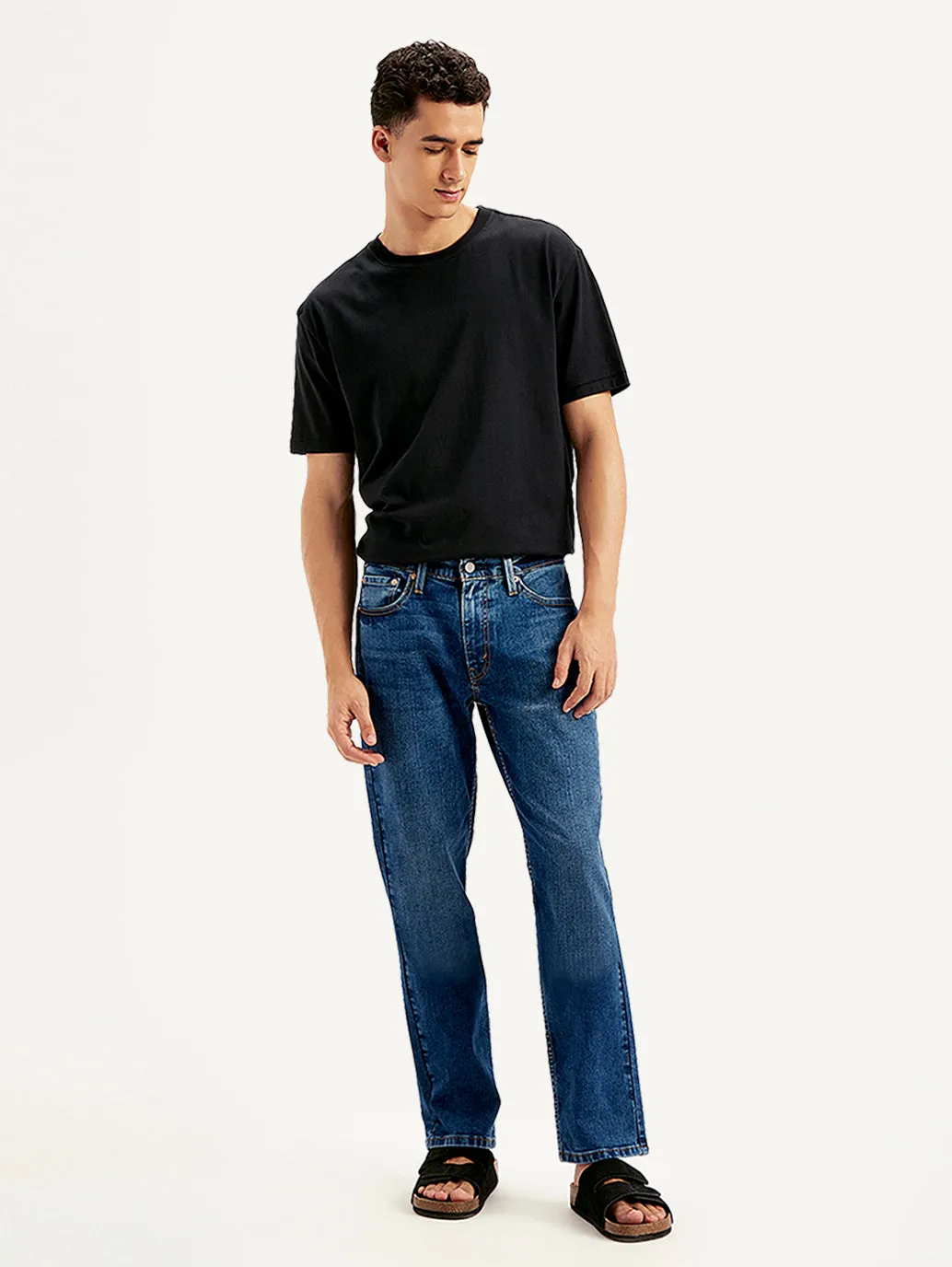 Men's 511 Blue Slim Fit Mid Rise Jeans