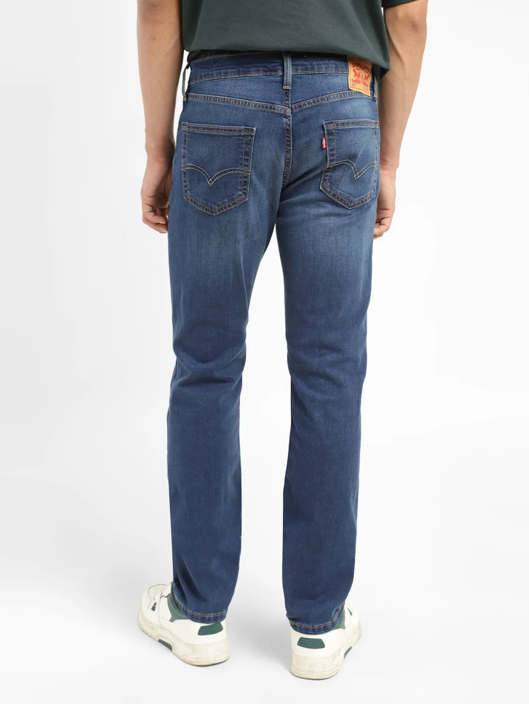 Men's 511 Blue Slim Fit Mid Rise Jeans
