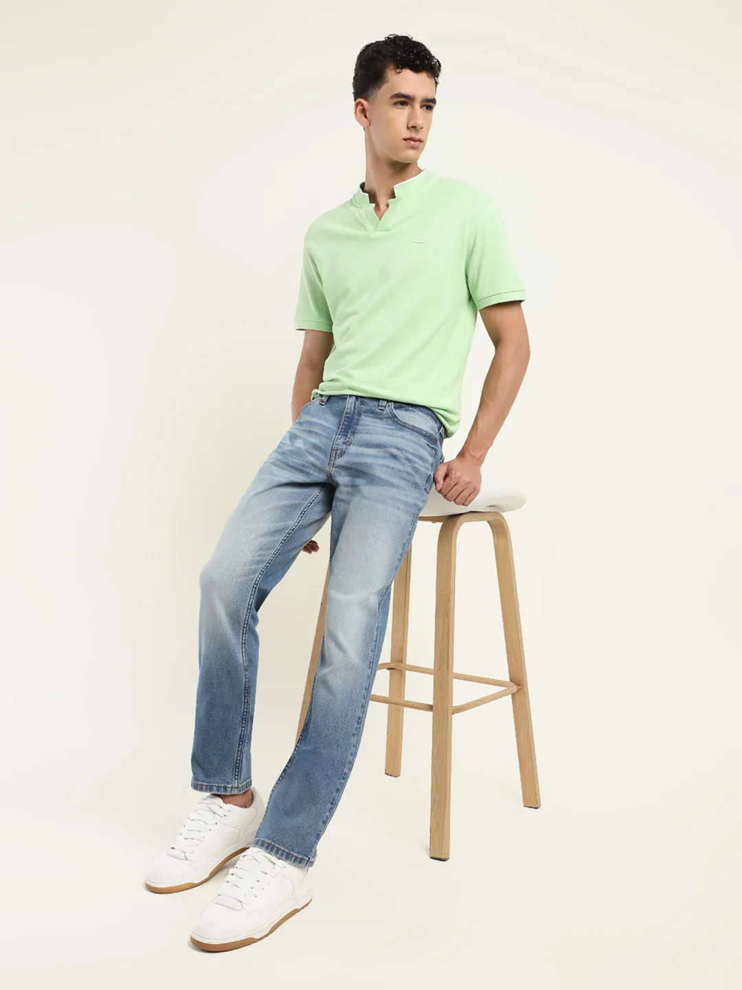 Men's 511 Blue Slim Fit Mid Rise Jeans