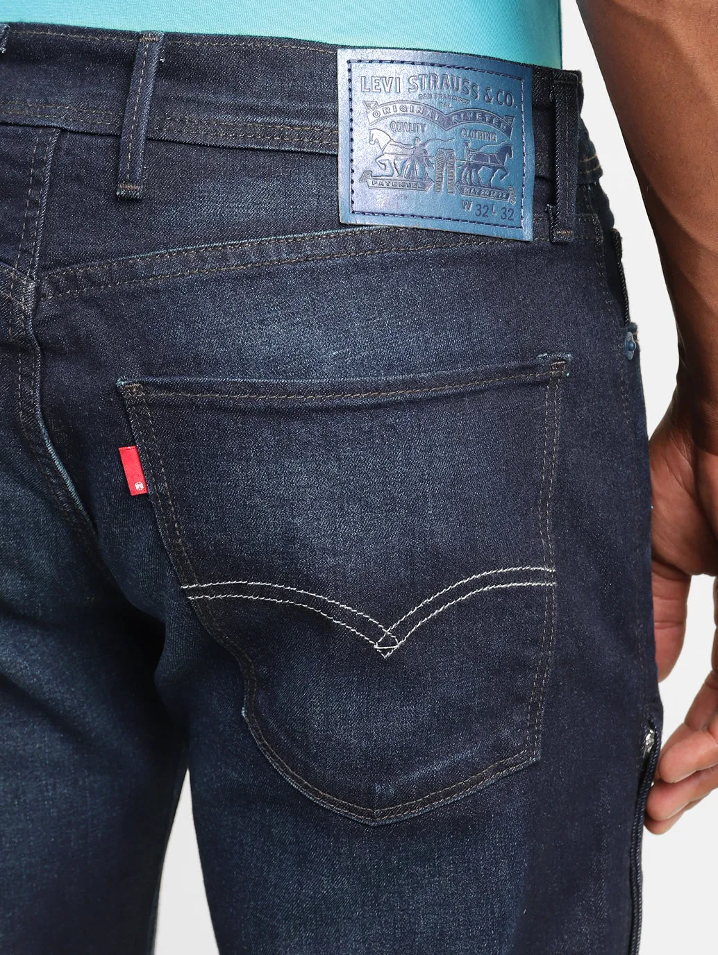 Men's 511 Blue Slim Fit Mid Rise Jeans