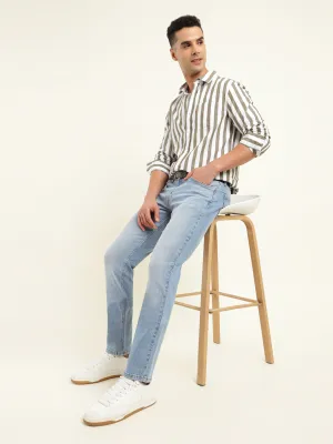 Men's 511 Blue Slim Fit Mid Rise Jeans