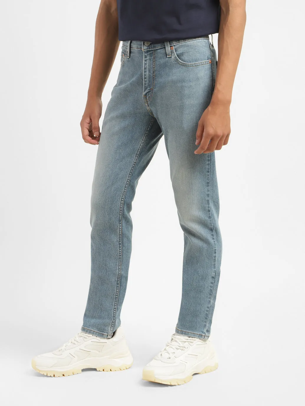 Men's 511 Blue Slim Fit Mid Rise Jeans