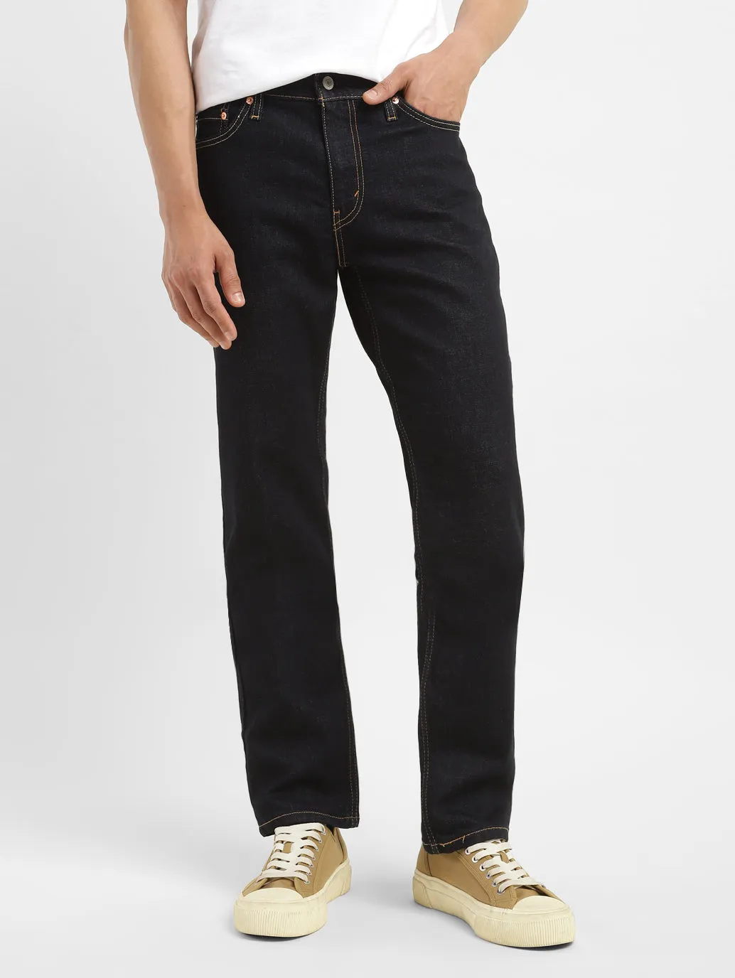 Men's 511 Blue Slim Fit Mid Rise Jeans