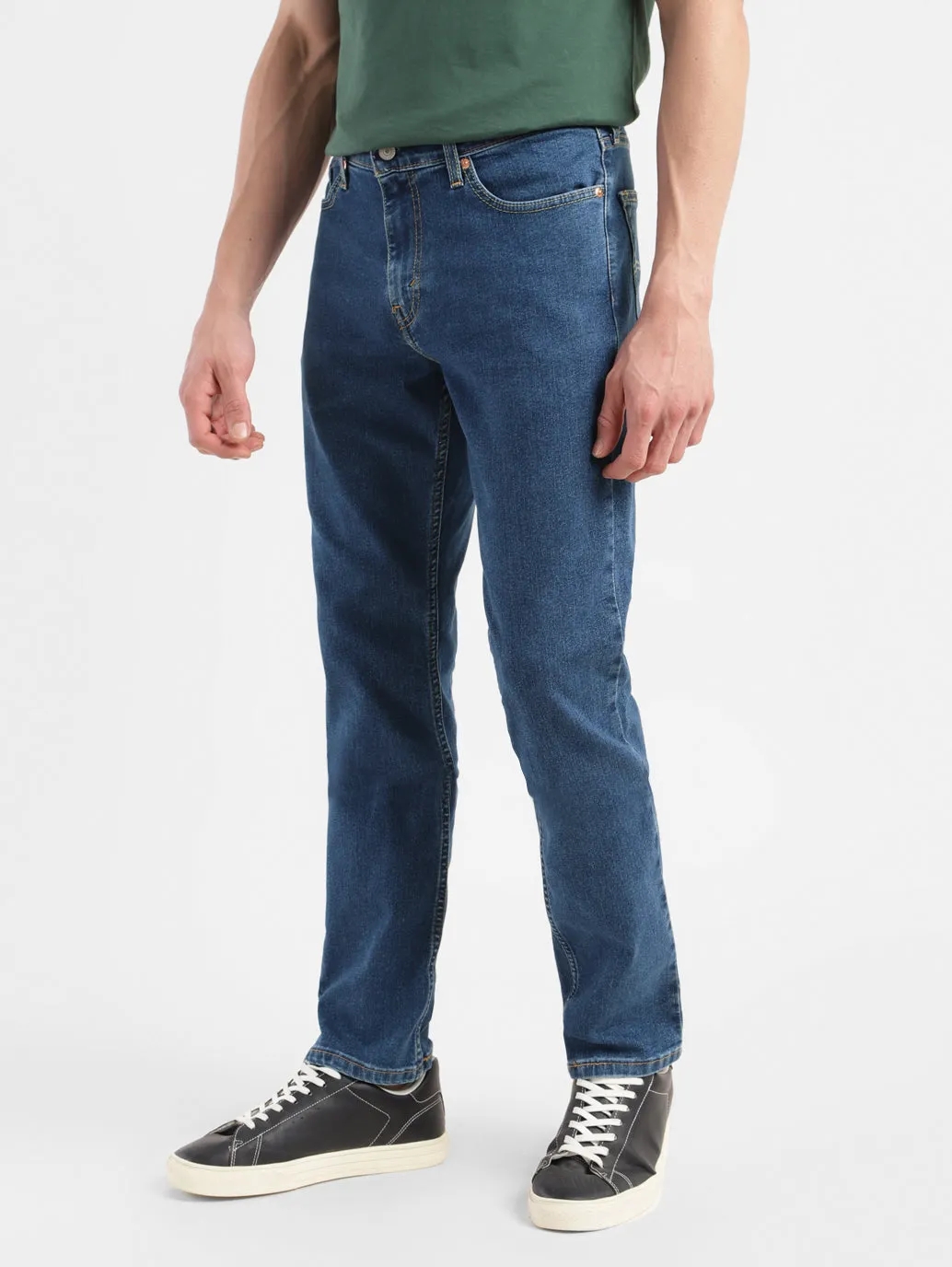 Men's 511 Blue Slim Fit Mid Rise Jeans