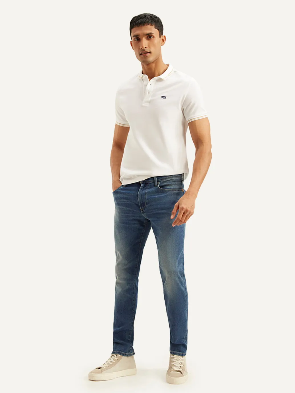 Men's 511 Blue Slim Fit Mid Rise Jeans