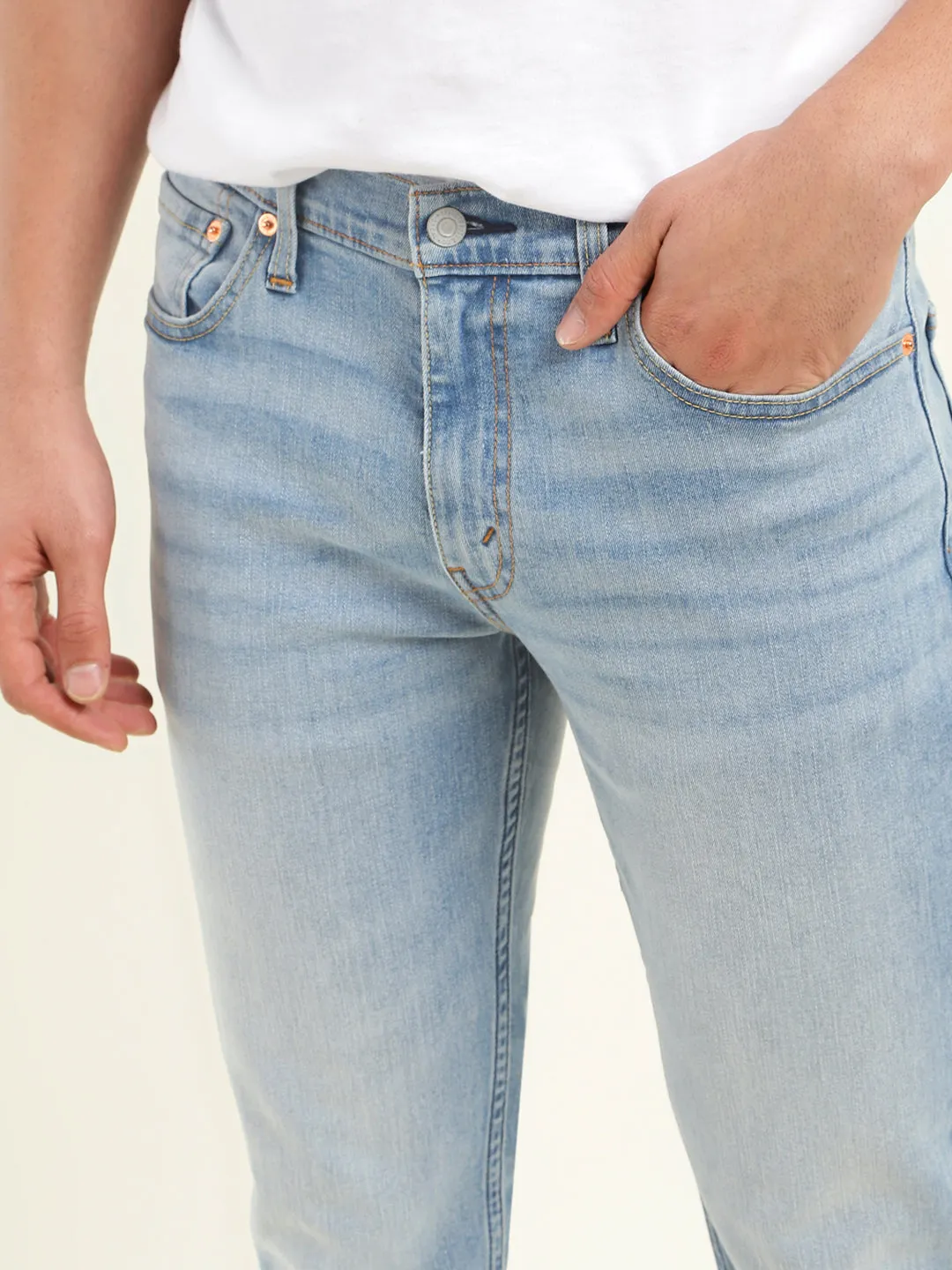 Men's 511 Blue Slim Fit Mid Rise Jeans