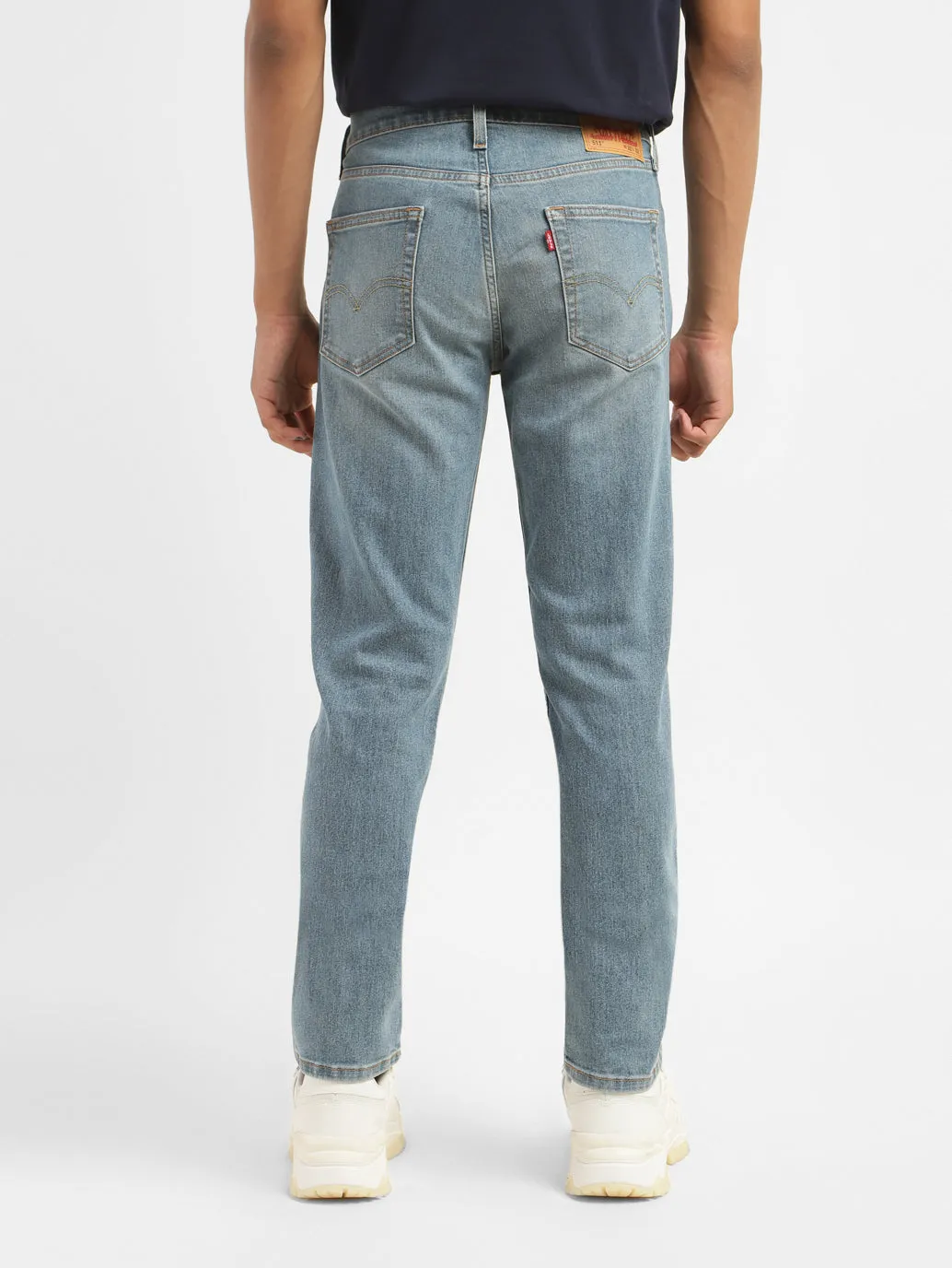 Men's 511 Blue Slim Fit Mid Rise Jeans