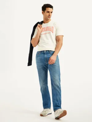 Men's 511 Blue Slim Fit Mid Rise Jeans