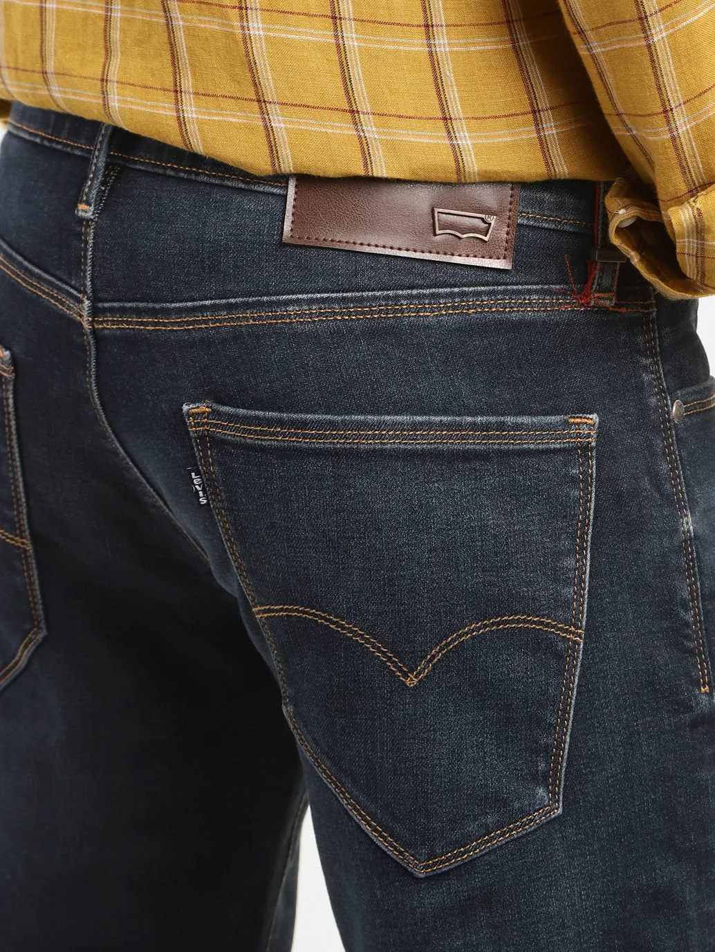 Men's 511 Blue Slim Fit Mid Rise Jeans