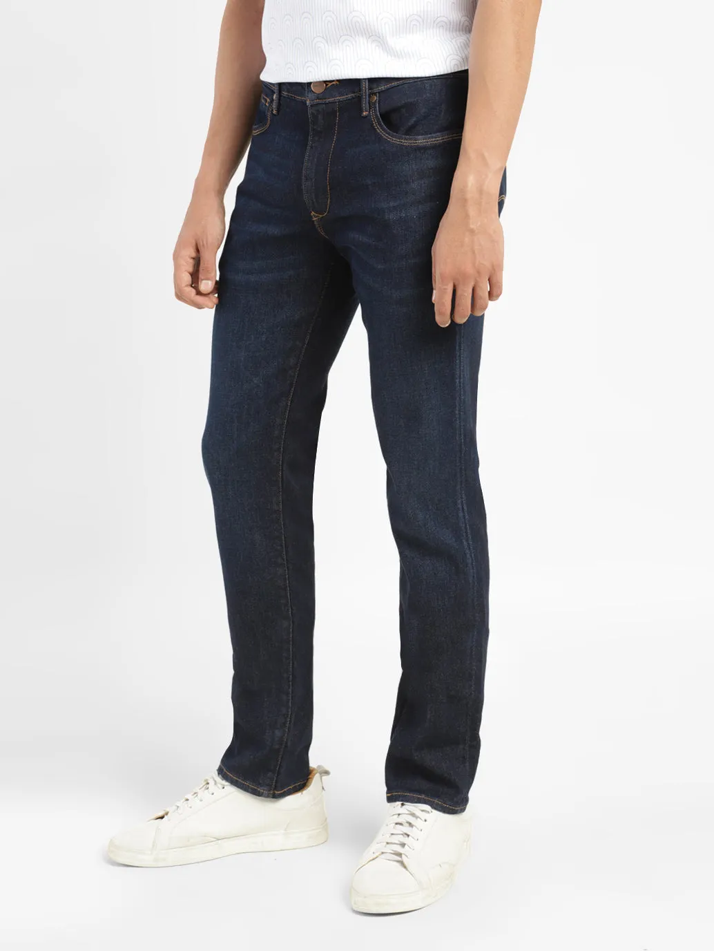 Men's 511 Blue Slim Fit Mid Rise Jeans