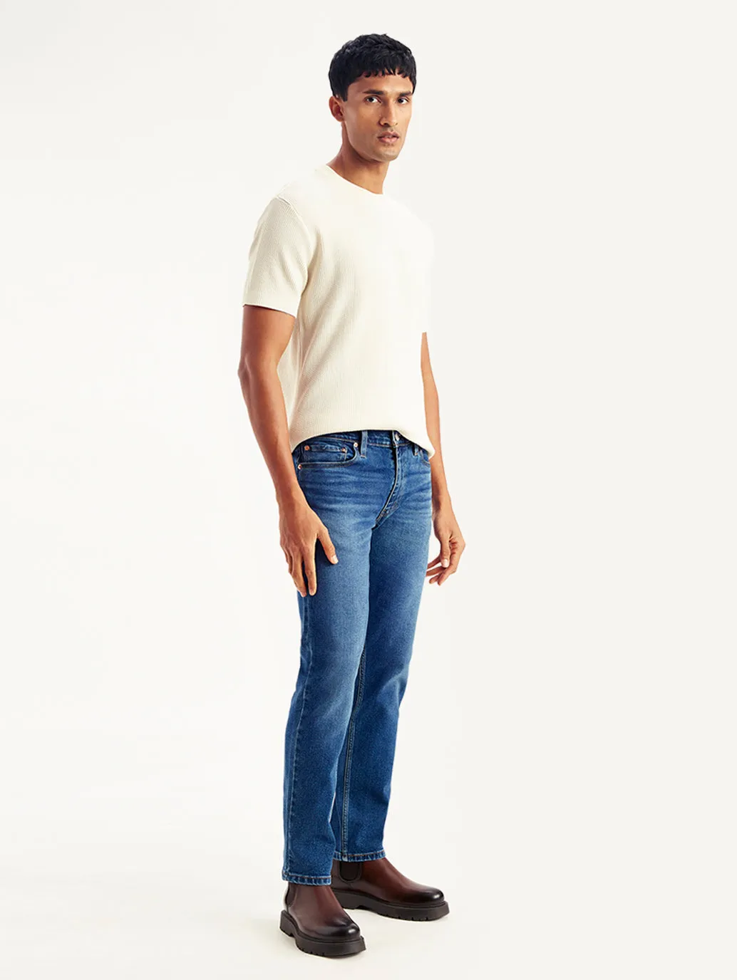 Men's 511 Blue Slim Fit Mid Rise Jeans