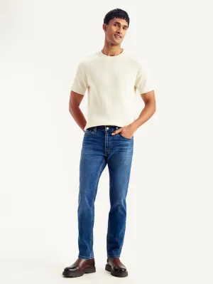 Men's 511 Blue Slim Fit Mid Rise Jeans