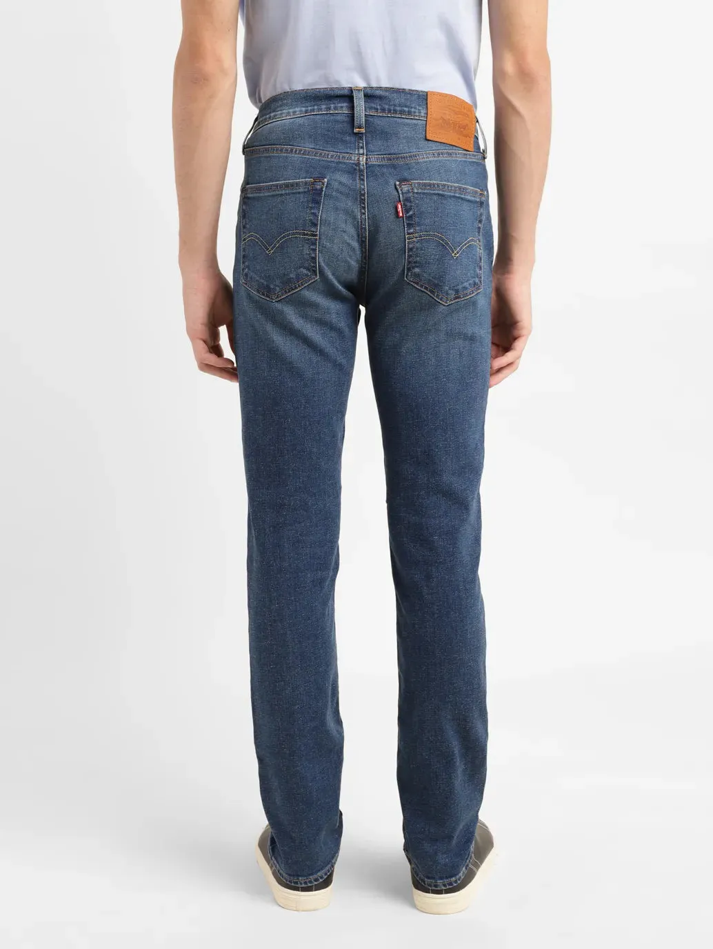 Men's 511 Blue Slim Fit Mid Rise Jeans