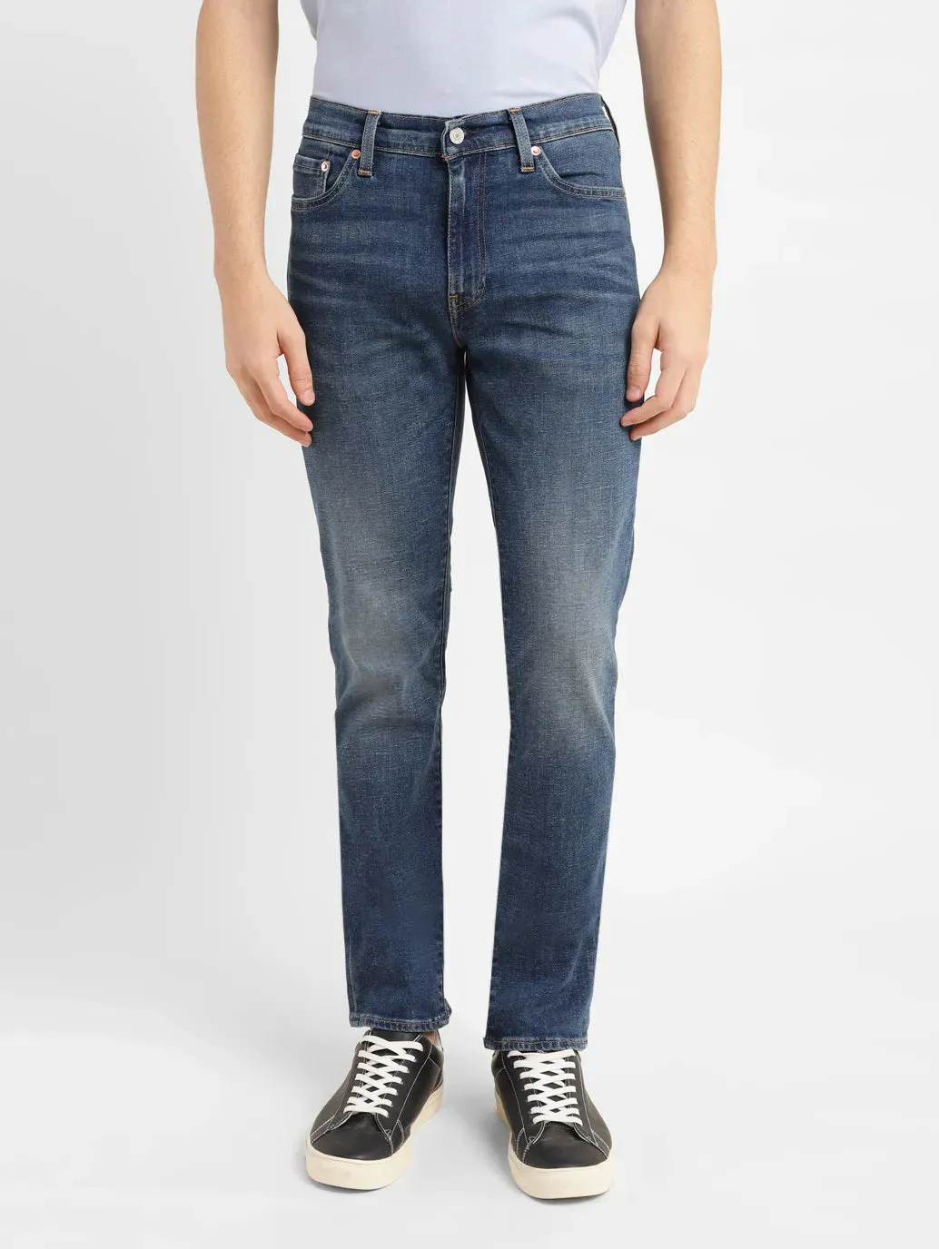 Men's 511 Blue Slim Fit Mid Rise Jeans