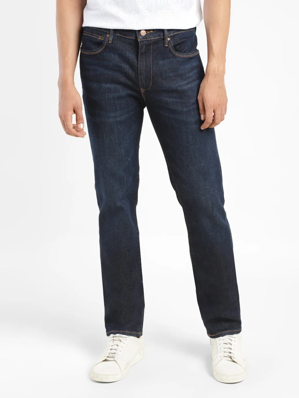 Men's 511 Blue Slim Fit Mid Rise Jeans