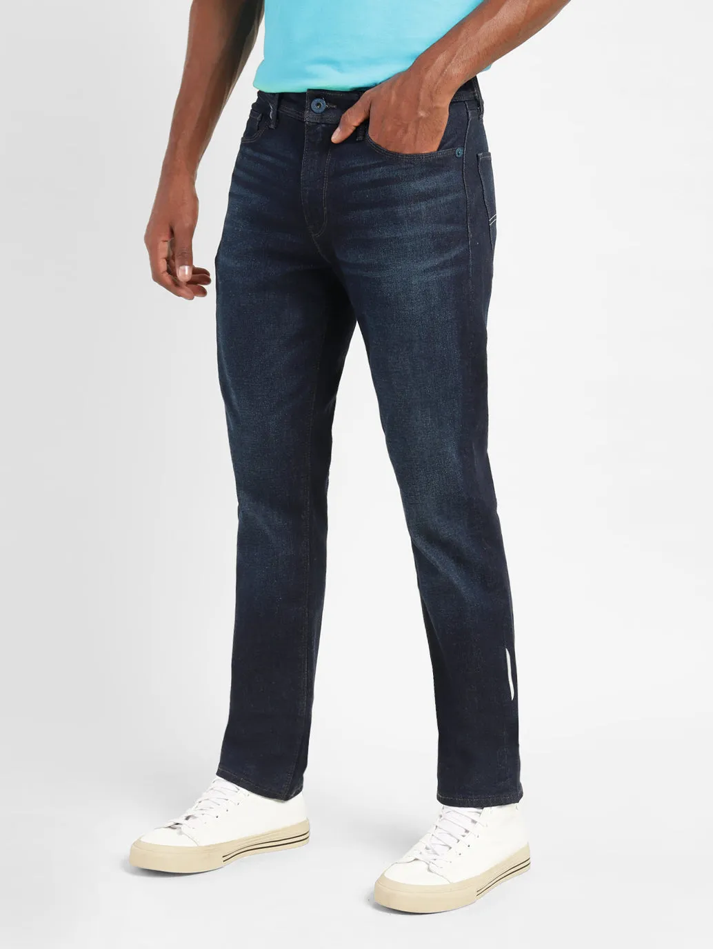 Men's 511 Blue Slim Fit Mid Rise Jeans
