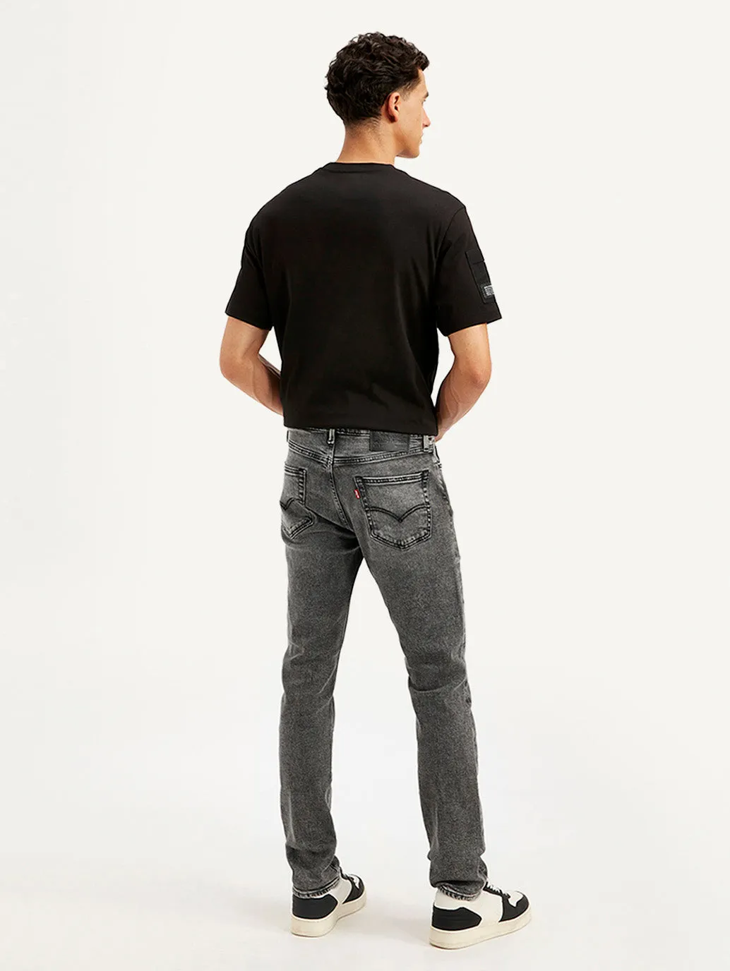 Men's 511 Charcoal Grey Slim Fit Mid Rise Jeans