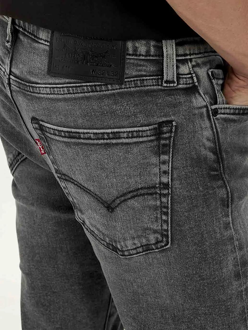 Men's 511 Charcoal Grey Slim Fit Mid Rise Jeans
