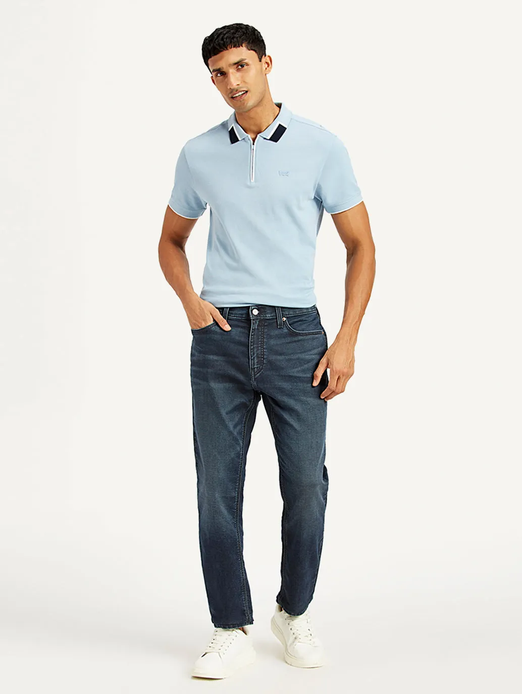 Men's 511 Dark Blue Slim Fit Mid Rise Jeans