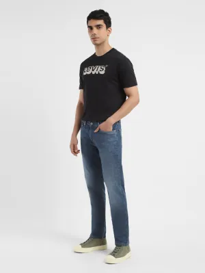 Men's 511 Dark Blue Slim Fit Mid Rise Jeans