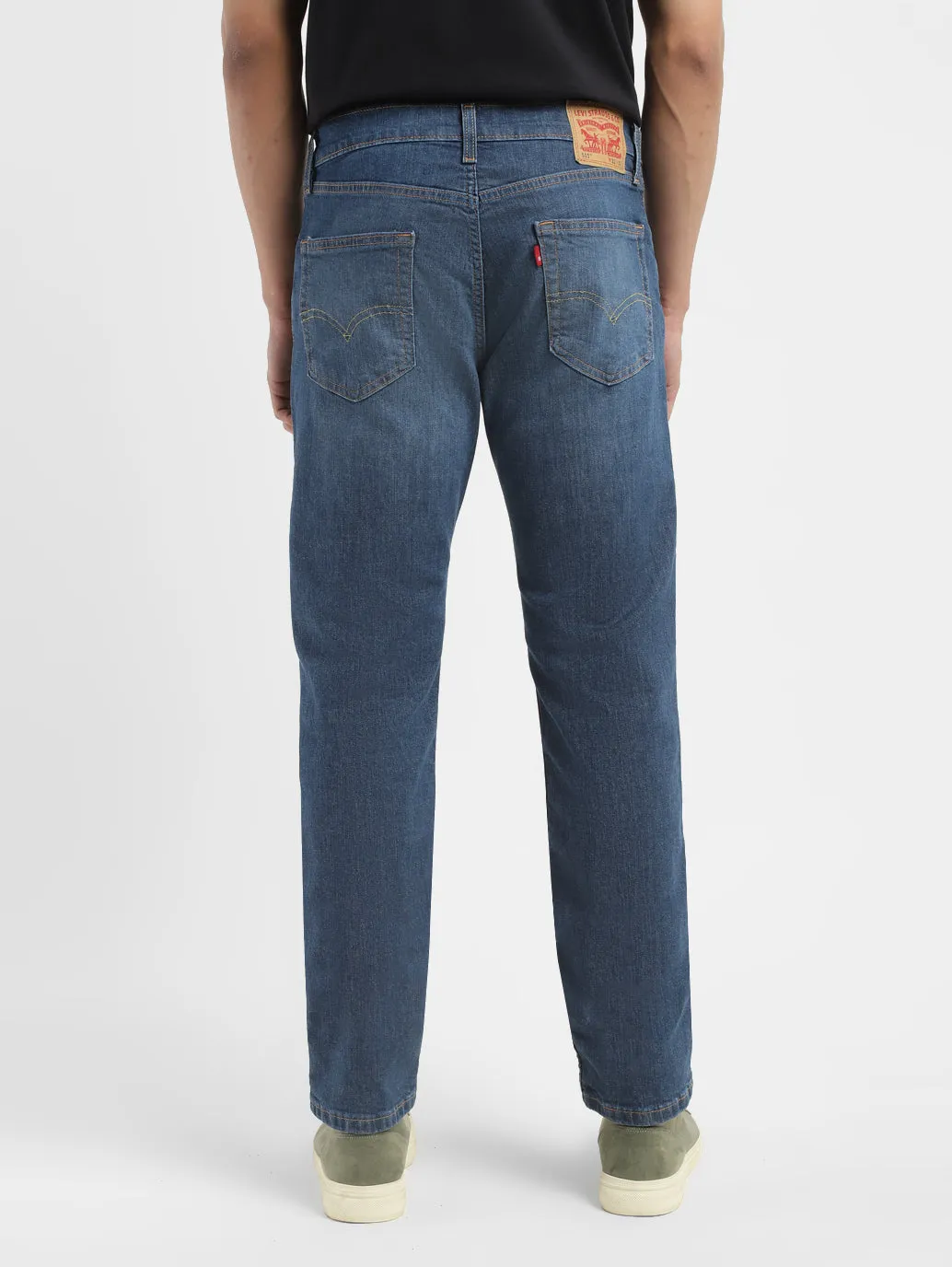 Men's 511 Dark Blue Slim Fit Mid Rise Jeans