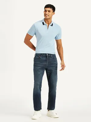Men's 511 Dark Blue Slim Fit Mid Rise Jeans