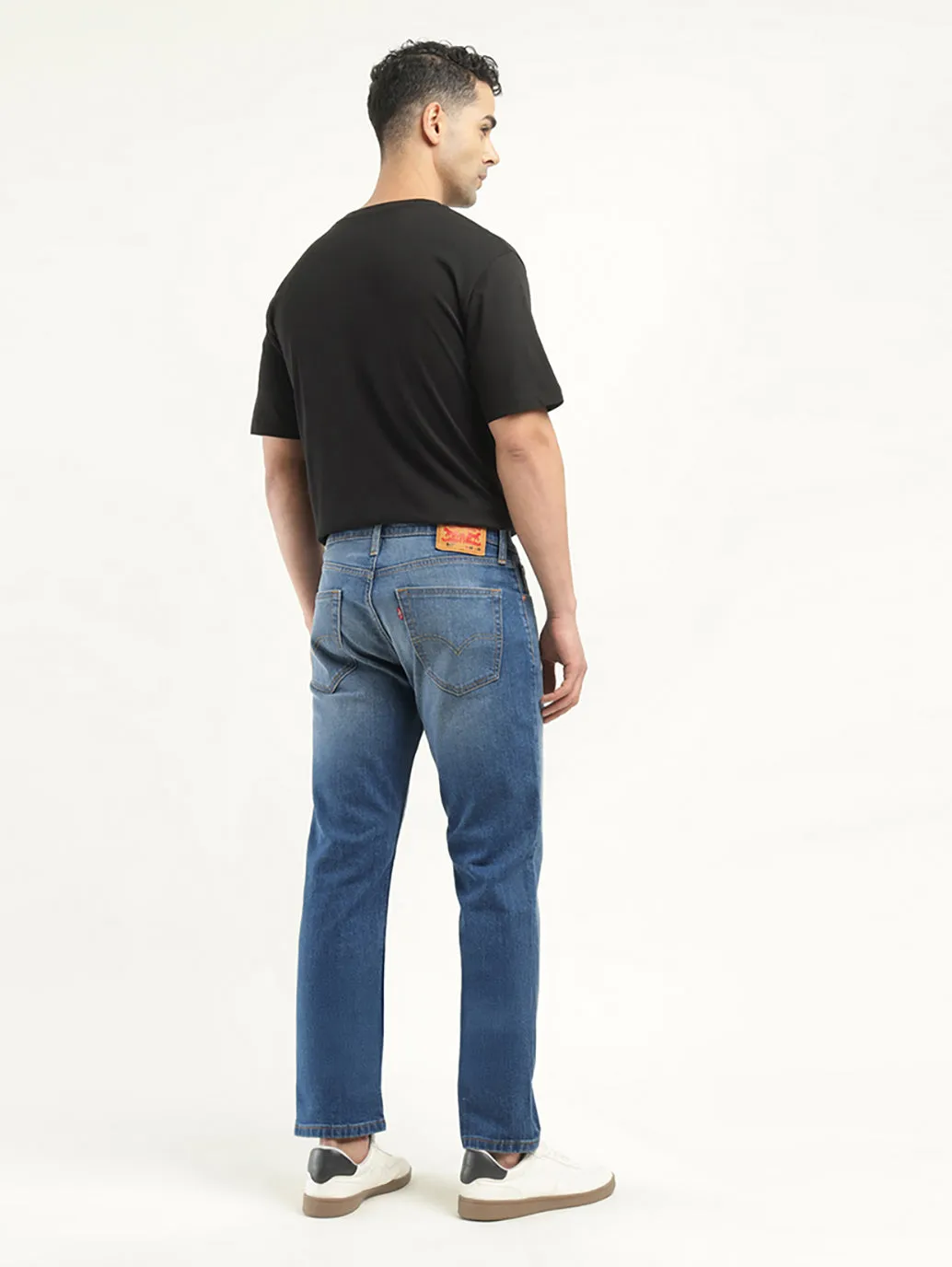 Men's 511 Dark Blue Slim Fit Mid Rise Jeans