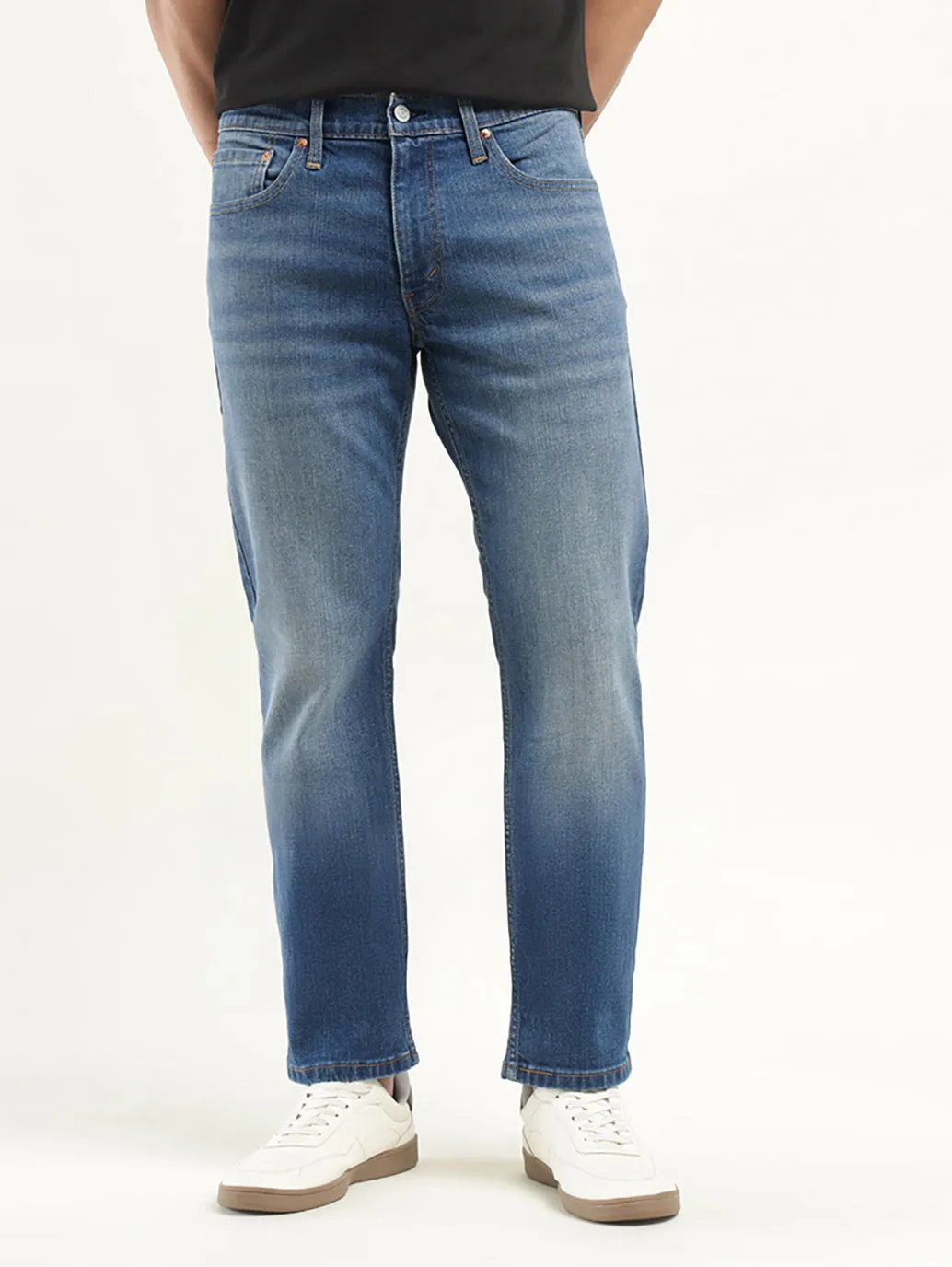 Men's 511 Dark Blue Slim Fit Mid Rise Jeans