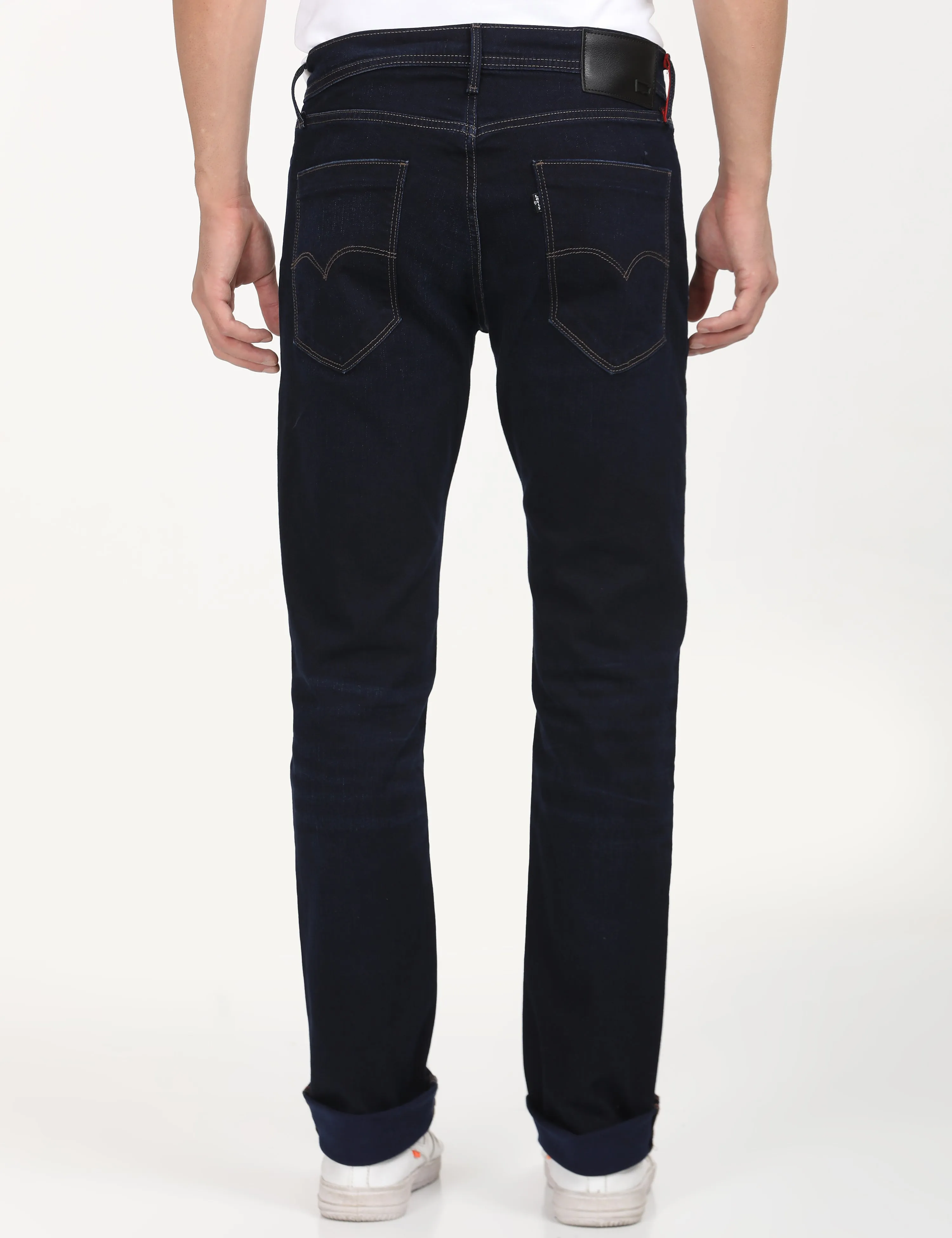 Men's 511 Dark Blue Slim Fit Mid Rise Jeans