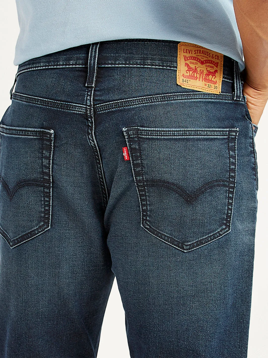 Men's 511 Dark Blue Slim Fit Mid Rise Jeans