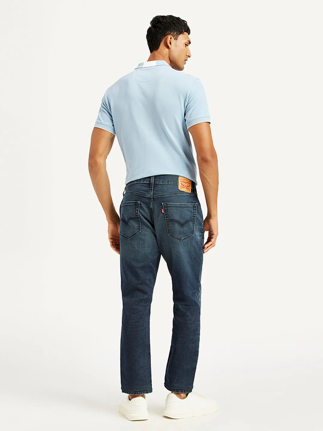 Men's 511 Dark Blue Slim Fit Mid Rise Jeans