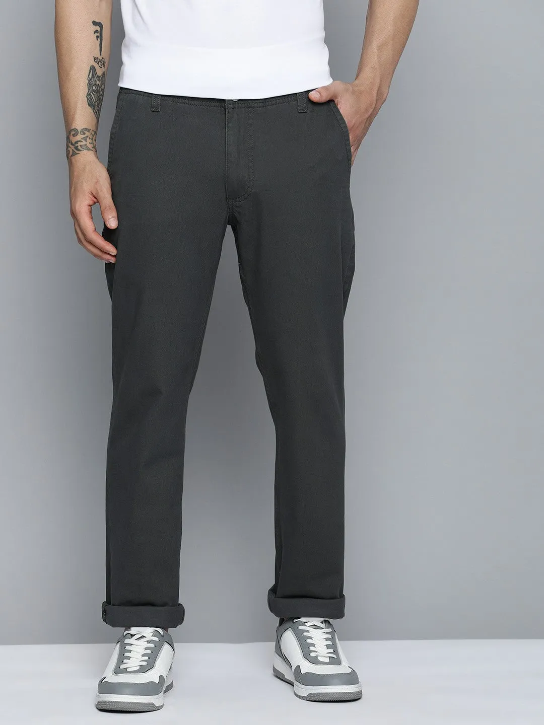 Men's 511 Dark Grey Slim Fit Chinos