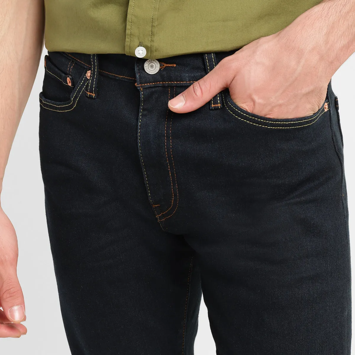 Men's 511 Dark Indigo Slim Fit Mid Rise Jeans