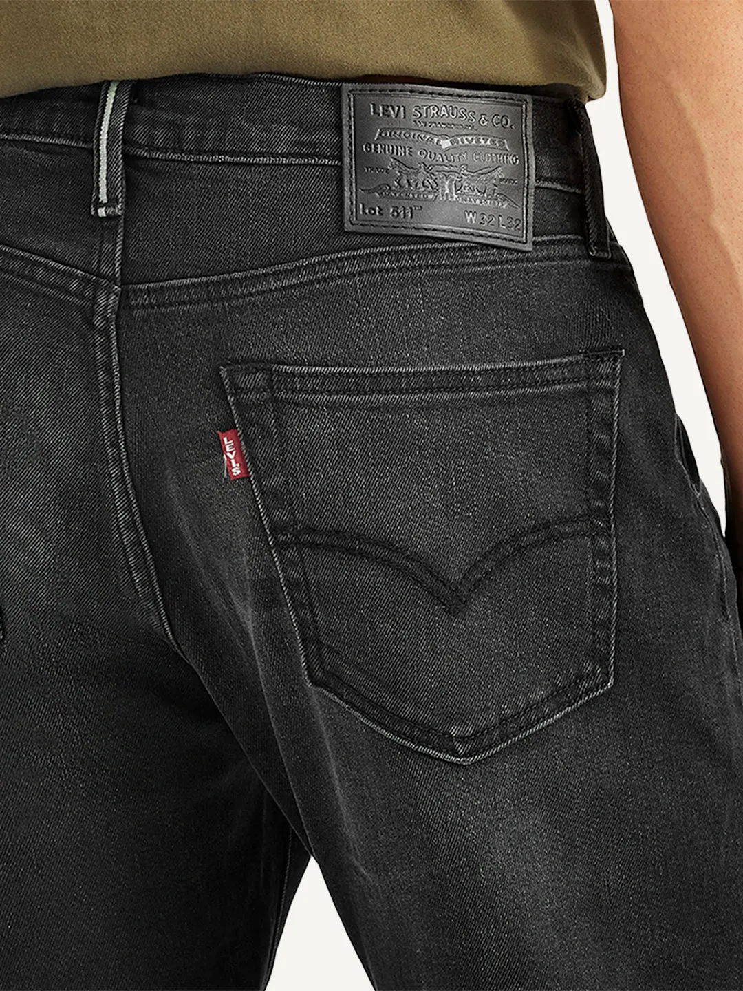 Men's 511 Grey Slim Fit Mid Rise Jeans