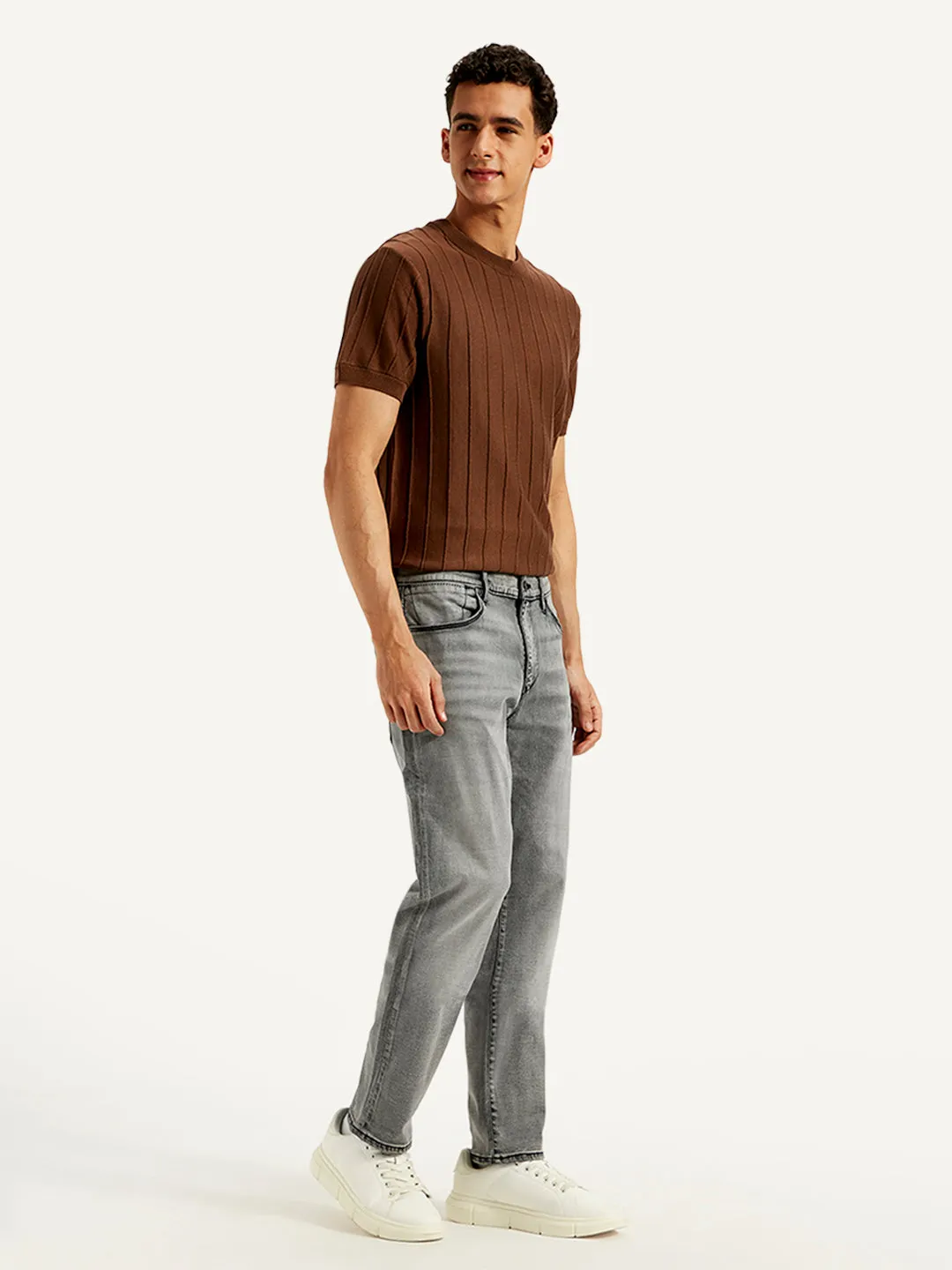 Men's 511 Grey Slim Fit Mid Rise Jeans