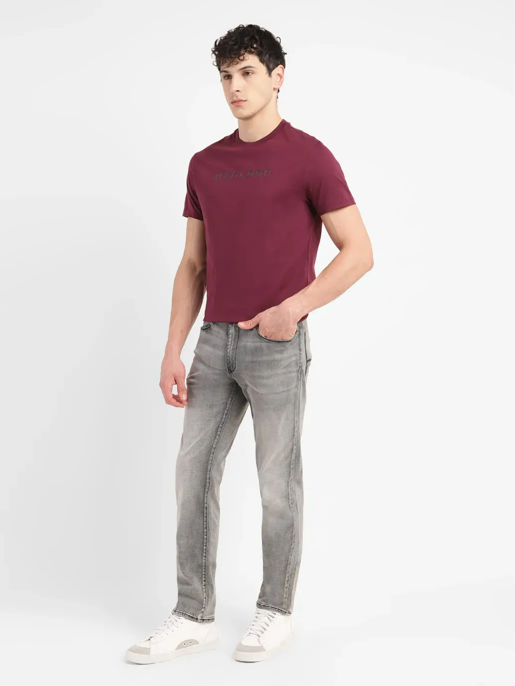 Men's 511 Grey Slim Fit Mid Rise Jeans