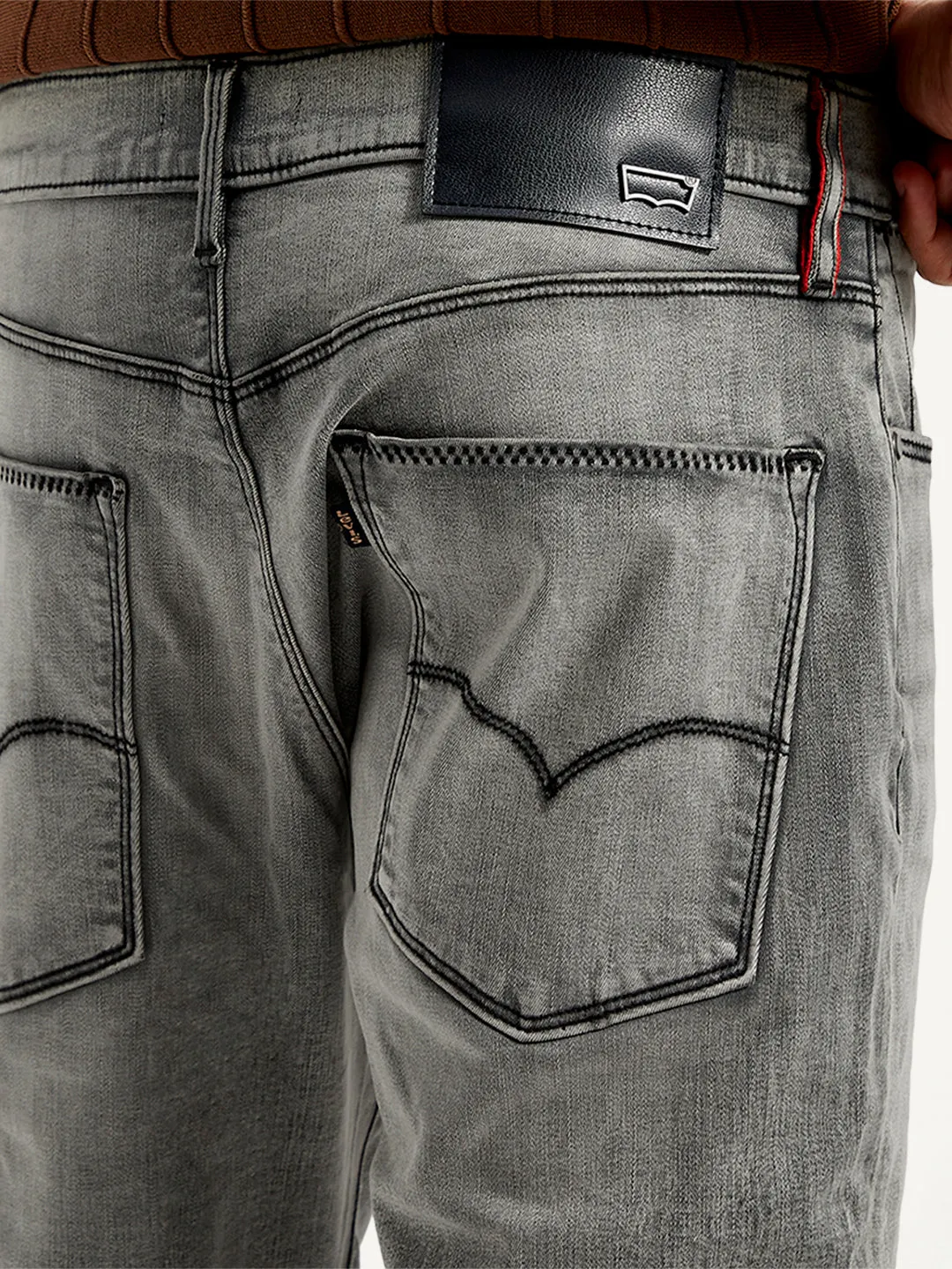 Men's 511 Grey Slim Fit Mid Rise Jeans