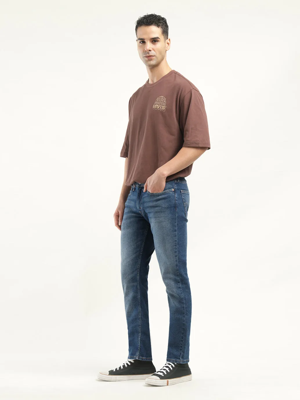 Men's 511 Indigo Slim Fit Mid Rise Jeans