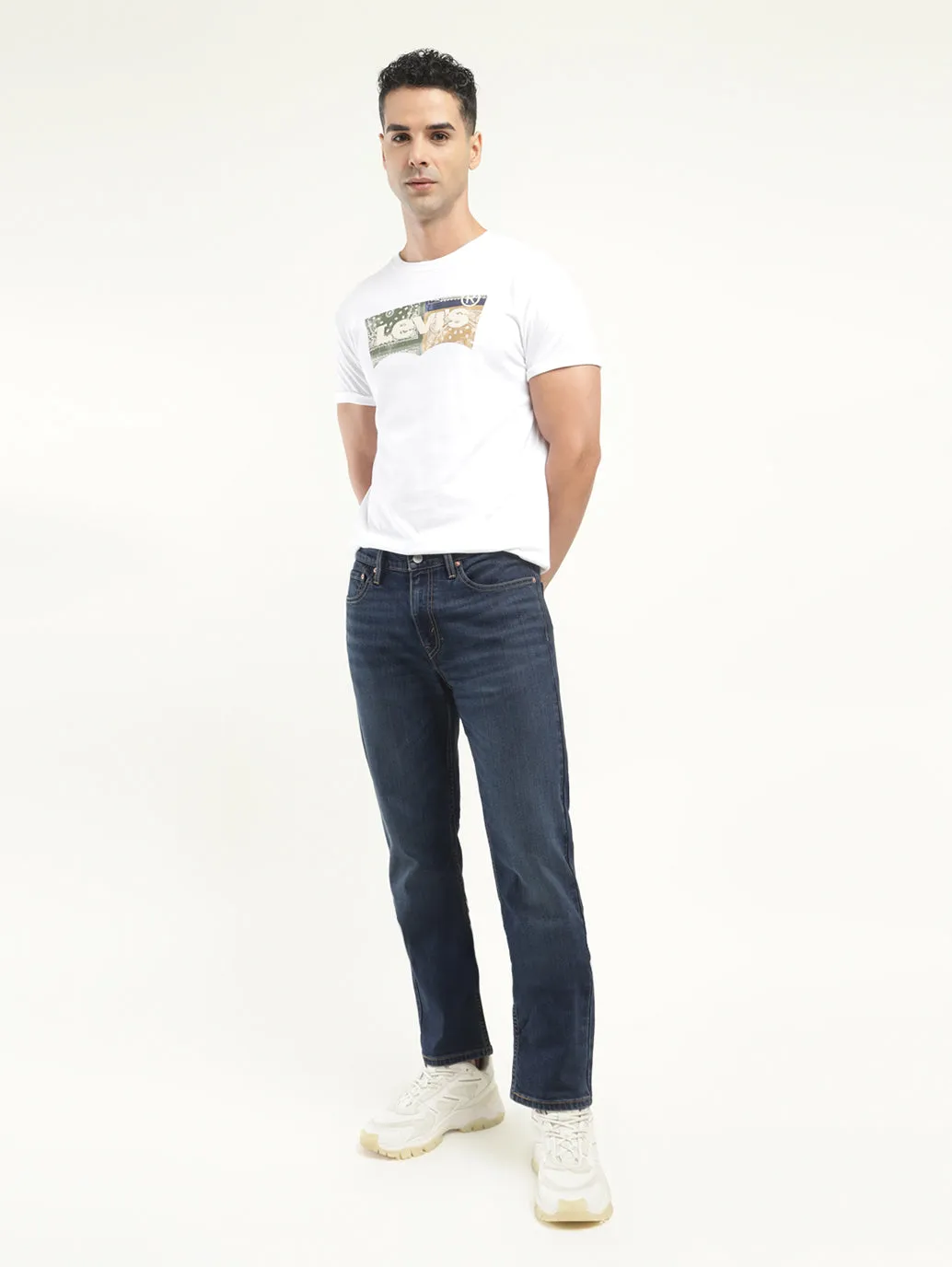 Men's 511 Indigo Slim Fit Mid Rise Jeans