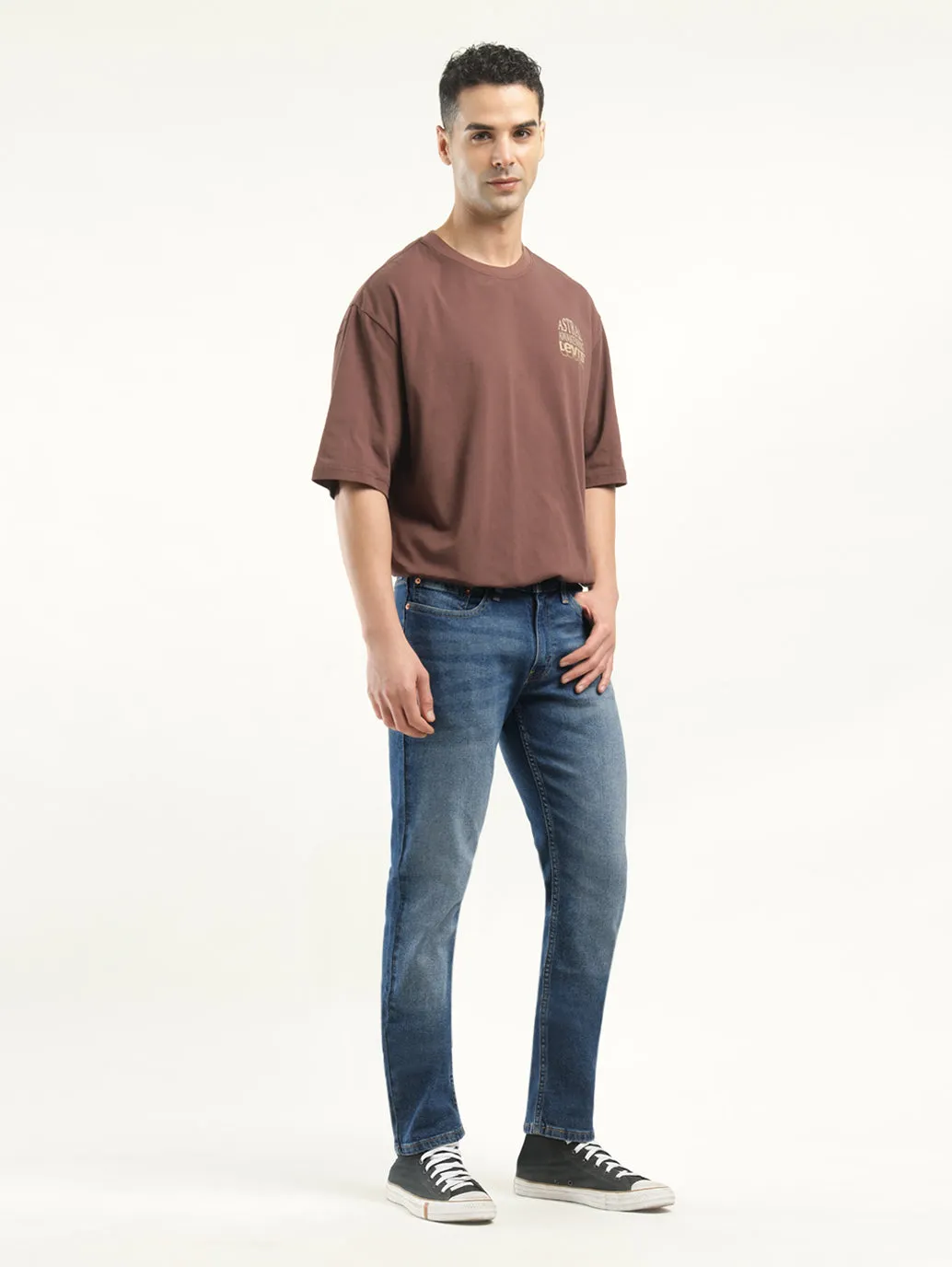 Men's 511 Indigo Slim Fit Mid Rise Jeans