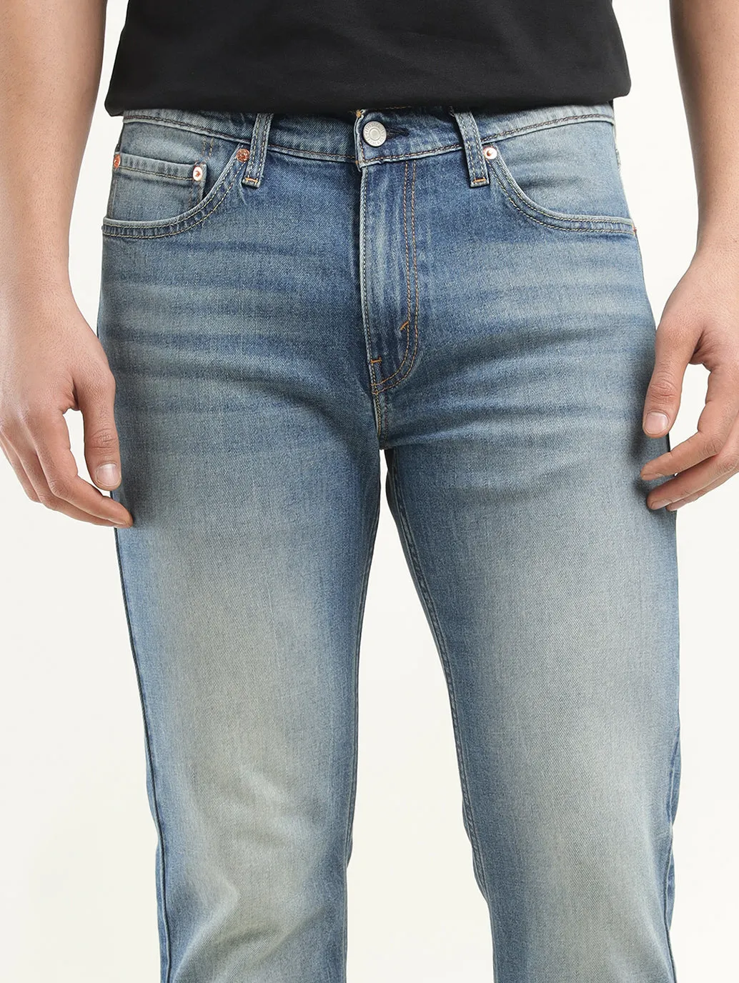 Men's 511 Indigo Slim Fit Mid Rise Jeans