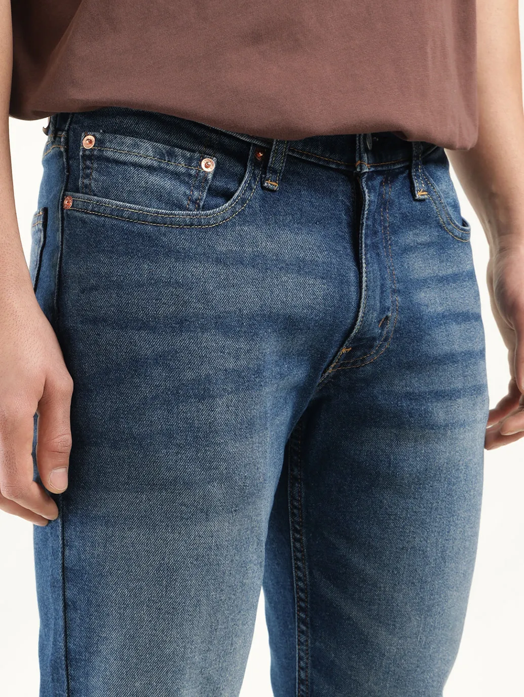 Men's 511 Indigo Slim Fit Mid Rise Jeans