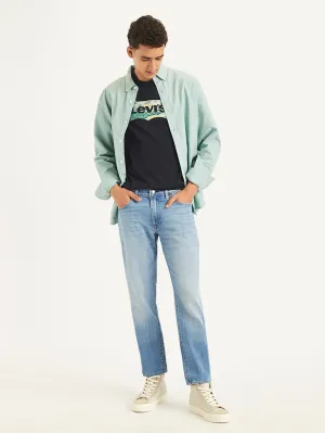 Men's 511 Light Blue Slim Fit Mid Rise Jeans