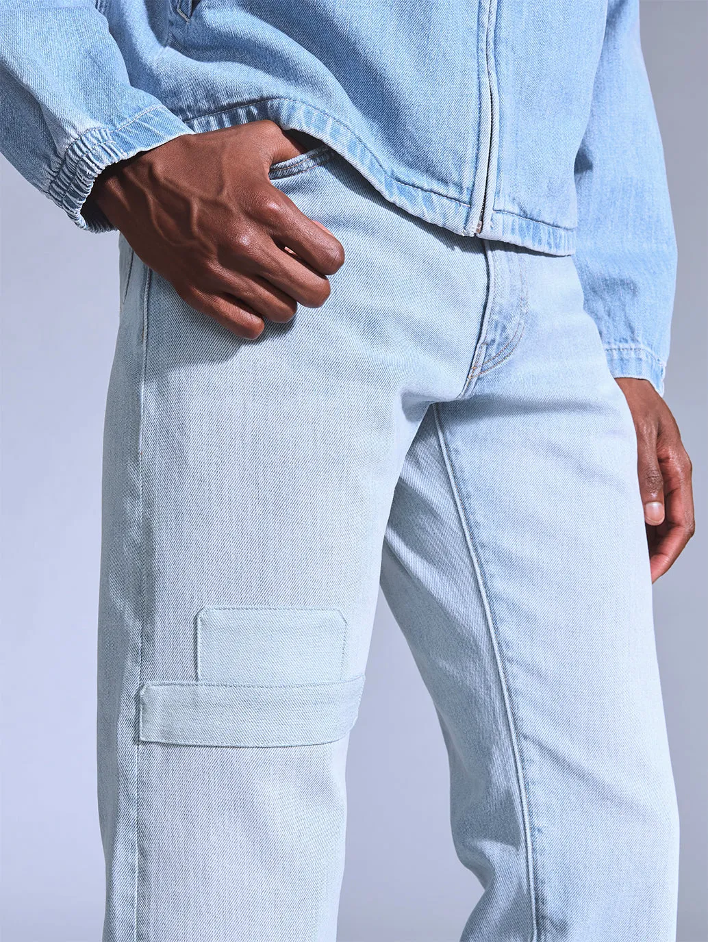 Men's 511 Light Blue Slim Fit Mid Rise Jeans