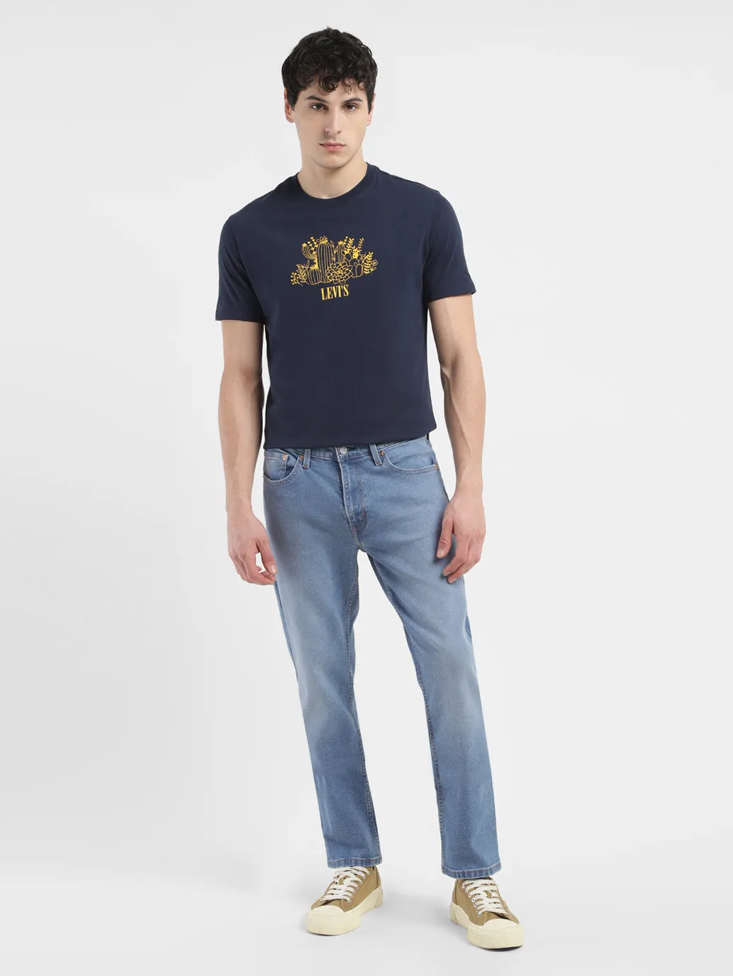Men's 511 Light Blue Slim Fit Mid Rise Jeans